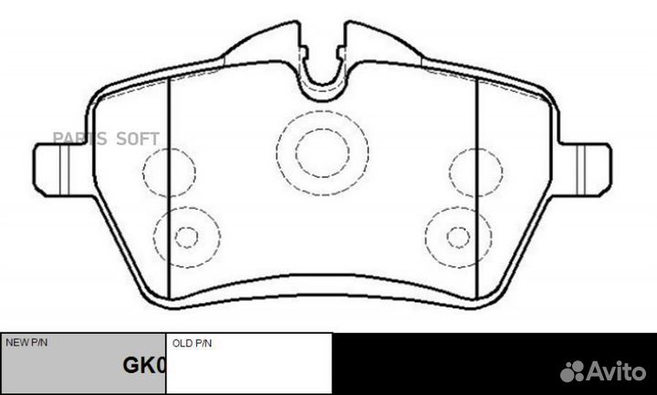 CTR ckho82 заменаgk0399 Колодки тормозные honda