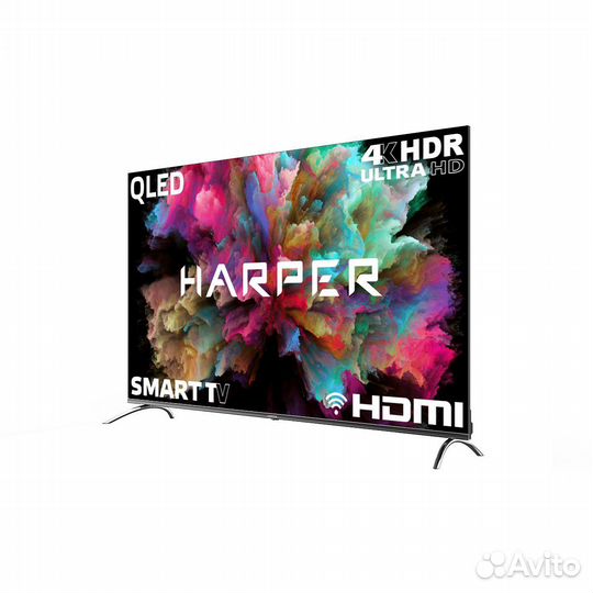 Телевизор Harper 65Q850TS черный в наличии