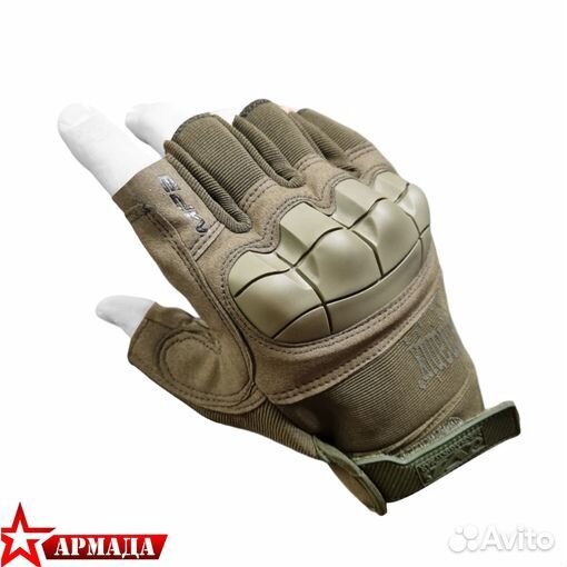 Перчатки беспалые Mechanix MP3 олива