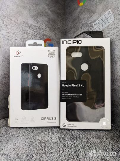 Pixel 3XL,чехлы Incipio и Nimbus9, новые