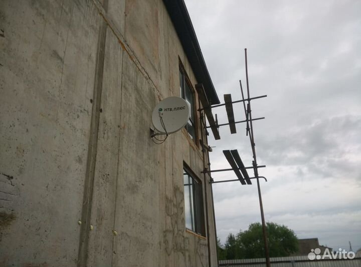 Установка спутниковых телевизионных антенн