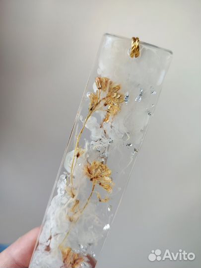 Закладки для книг с цветами