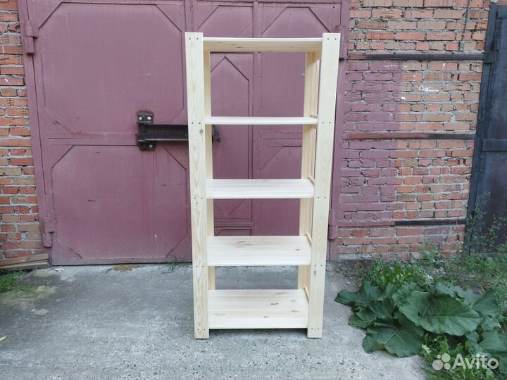 Полки стеллажи деревянные