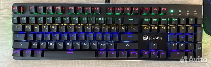 Механическая клавиатура Оклик 990G