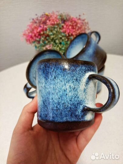 Кружки керамика ручной работы космос