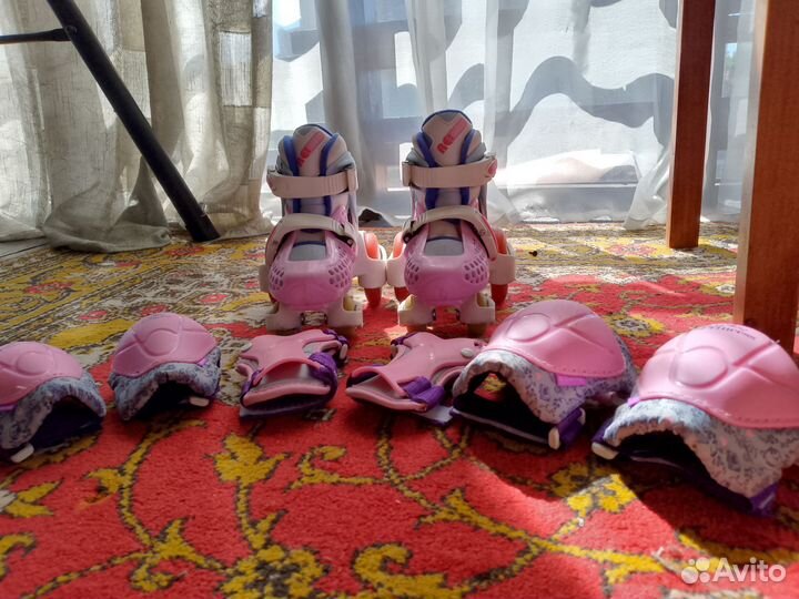 Детские ролики с защитой