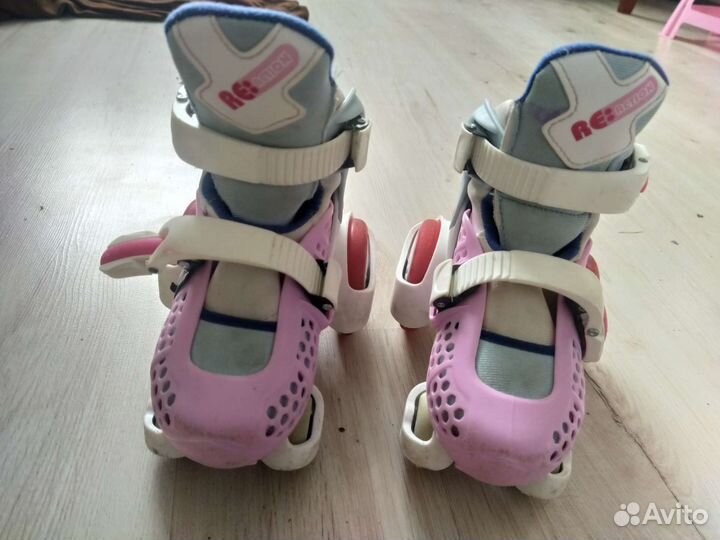 Ролики детские 4х колесные