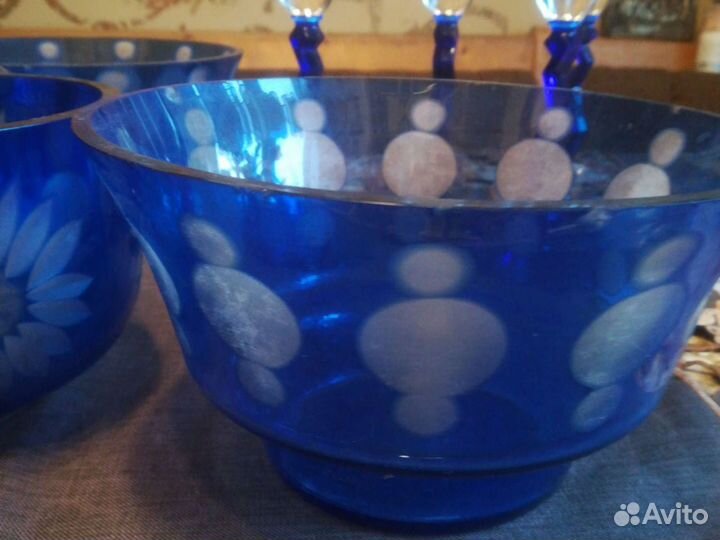 Фужер Богемия и вазы хрусталь