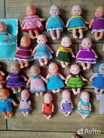 Одежда для пупсика 9-12см