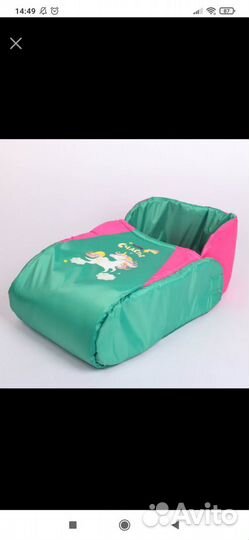 Матрас со съёмным чехлом для санок