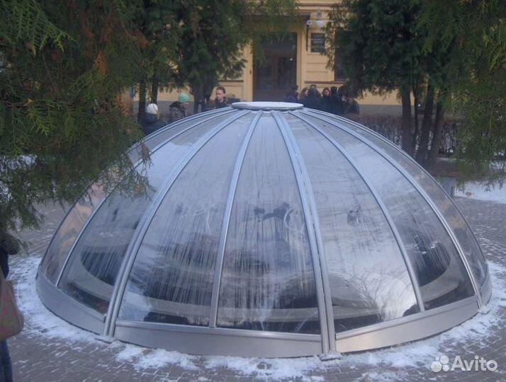 Панорамные купола стеклянные