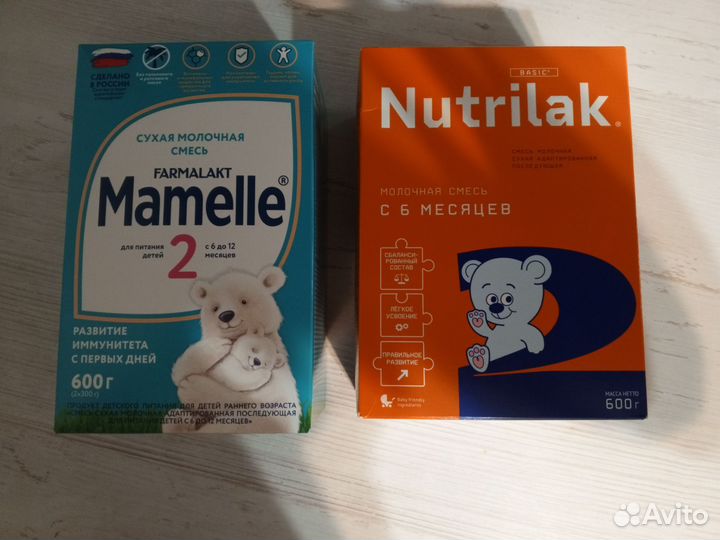 Детская смесь mamelle 2