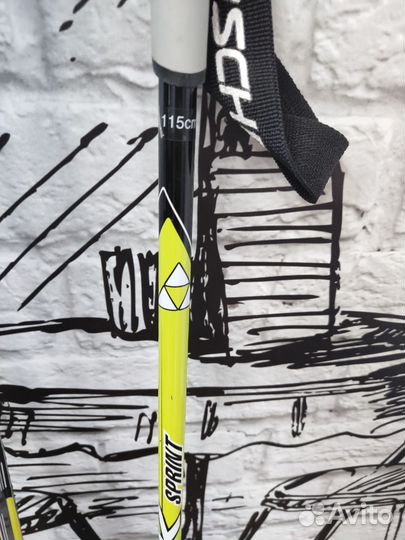 Лыжи беговые Fischer 140/160, ботинки 33 34 35 36