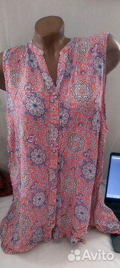 Блузка без рукавов вискоза George р.52-54