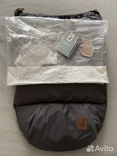 Футмуфт/зимний конверт в коляску LeoKid