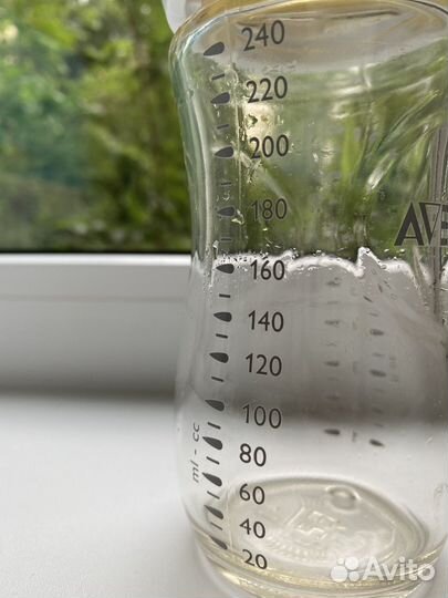 Бутылочка avent стекло 240мл