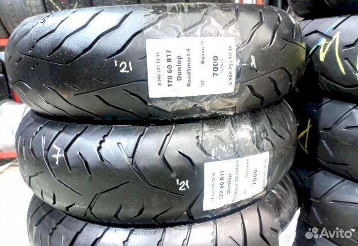 Мотошины 170/60 R17 б/у из Европы