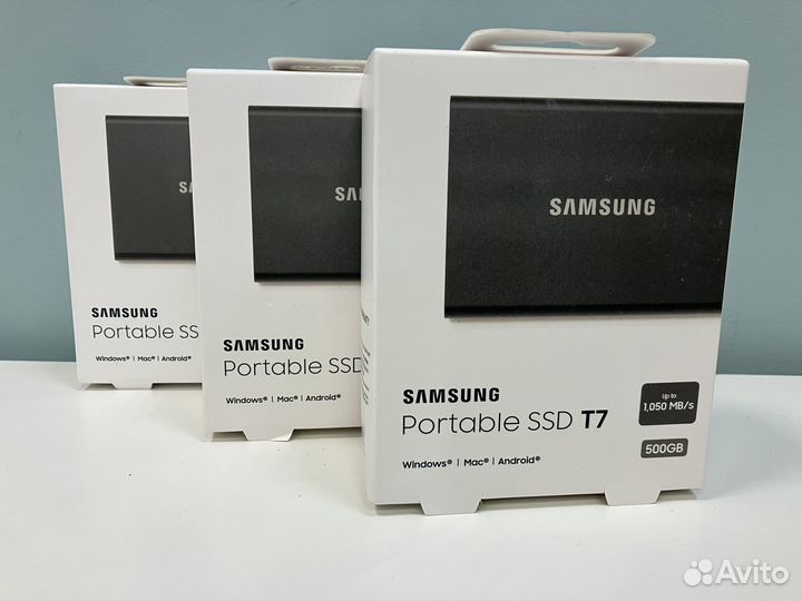 Новый Внешний SSD Samsung T7 MU-PC500T/WW