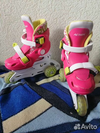 Роликовые коньки детские раздвижные
