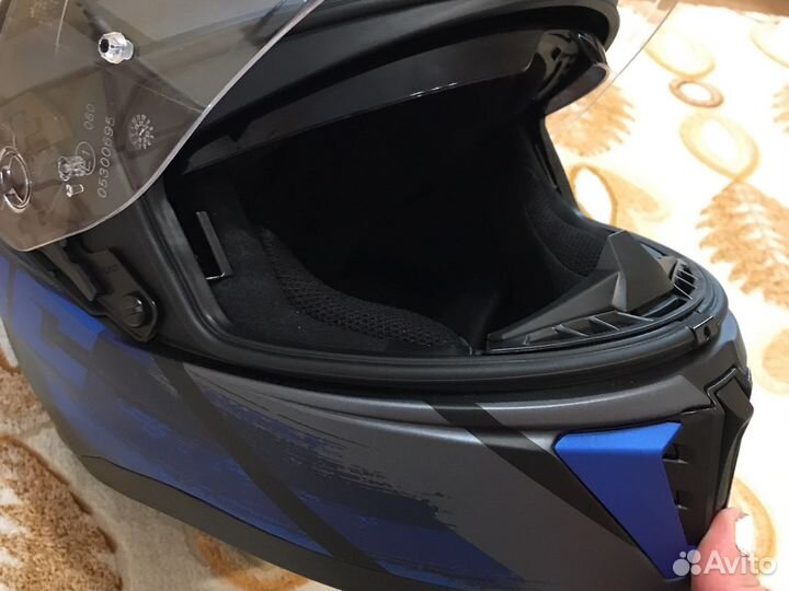 Шлемhjc I 70 Reden синий матовый новый