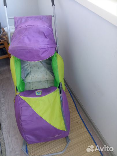 Детские санки коляска бу