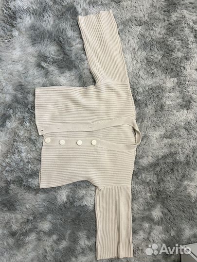 Костюм женский теплый вязаный с брюками