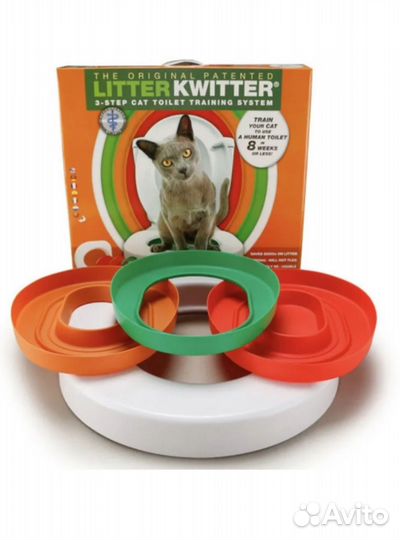 Система приучения кошек к унитазу Litter Kwitter