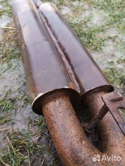 Глушитель на гелендваген в сборе