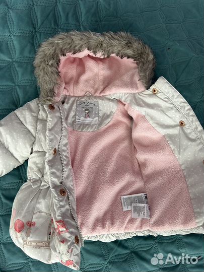 Зимняя куртка для девочки 80