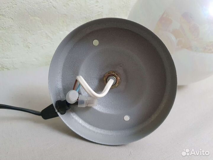 Светильник настенный круглый, стекло