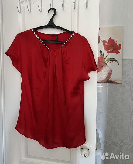 Новая блуза Mango шелковая