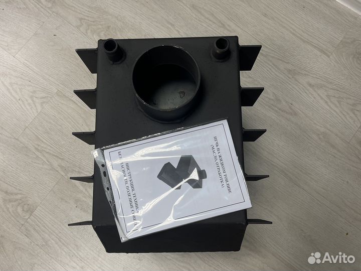 Печь на отработке с водяным контуром