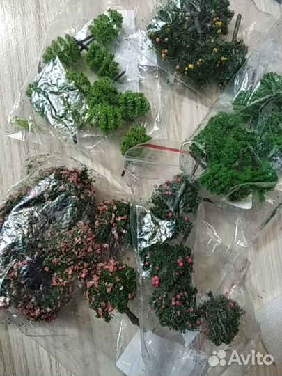 Деревья-кустарники для макета