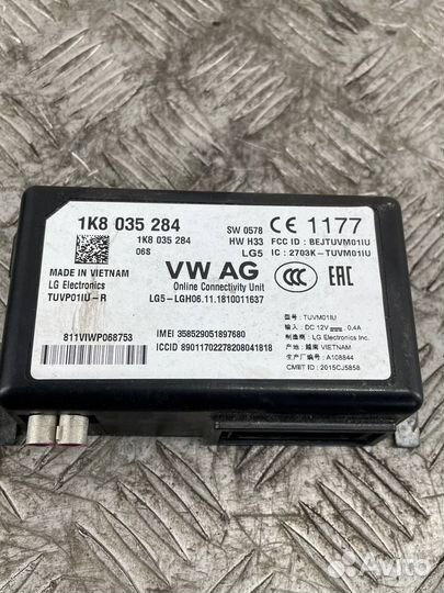 Блок управления глонасс Фольксваген Поло мк 5