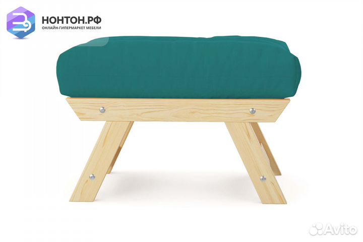 Пуф Амбер бирюзовый