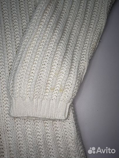 Свитер женский белый вязаный