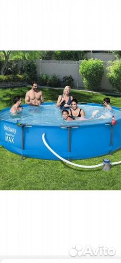 Новый В упаковке каркасный бассейн 305на100см
