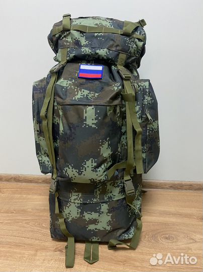 Рюкзак туристический до 100л с каркасной спинкой