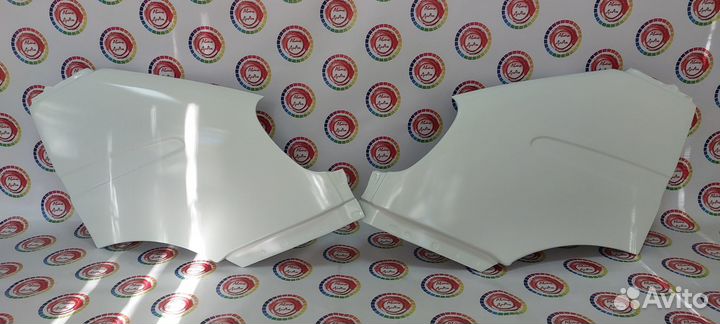 Крылья Газель Бизнес цвет белый комплект пластик