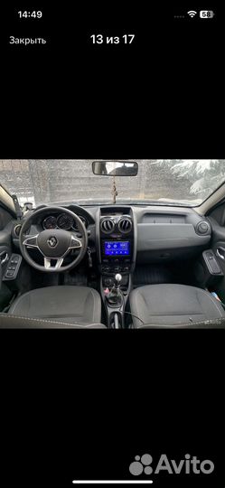 Renault Duster 1.5 МТ, 2020, битый, 65 000 км