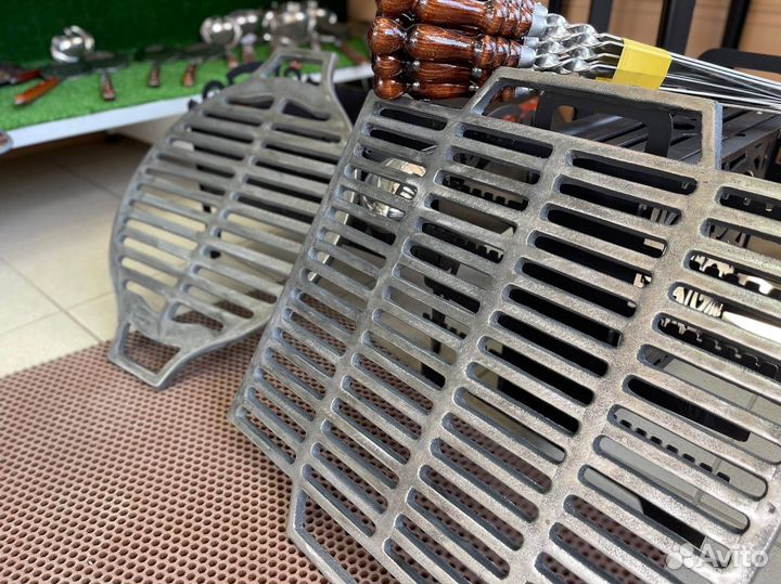 Чугунная решетка гриль
