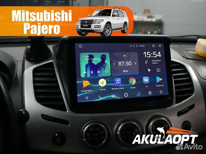 Магнитола Mitsubishi Pajero lV, Shogun, Montero