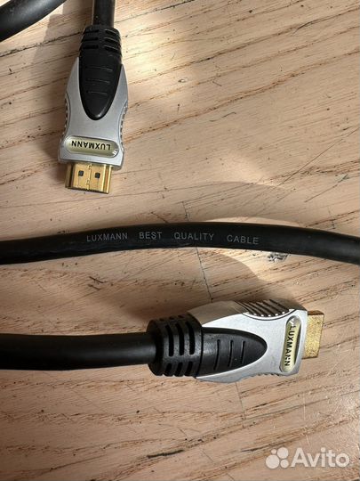 Кабель hdmi-hdmi 15 метров Luxmann черный