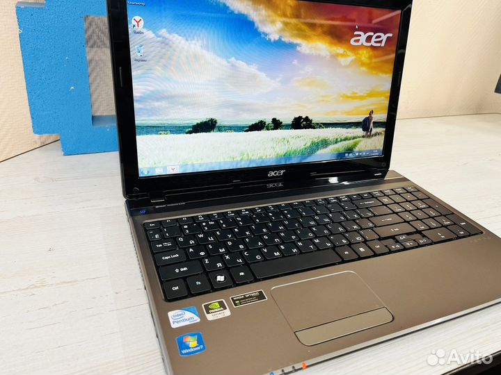 Мощный ноутбук Acer core i3 6gb nvidia
