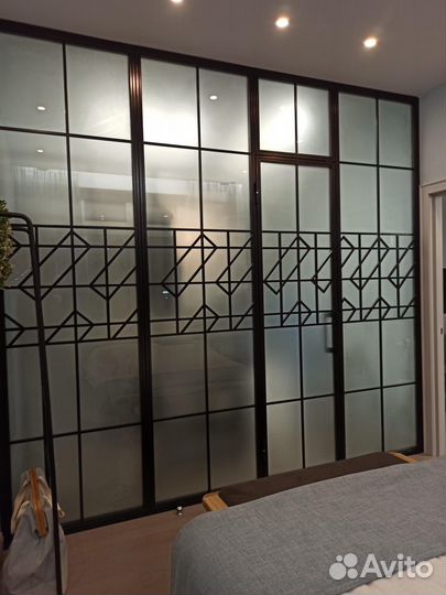 Перегородки раздвижные в стиле лофт в Одинцово