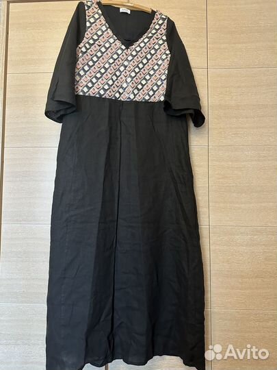 Платье лен италия оригинал 44 46 48