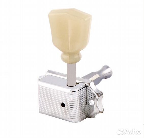 Винтажные колки для гитары Metallor MH-18-CR-3+3