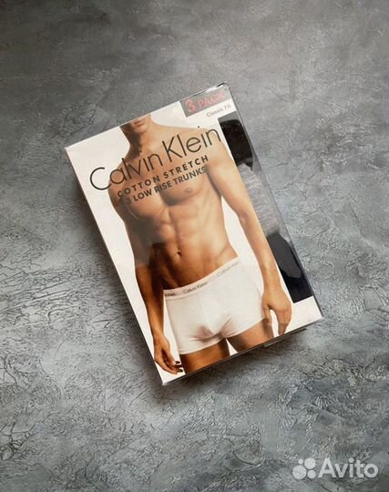 Мужские трусы Calvin Klein боксеры 3 в 1