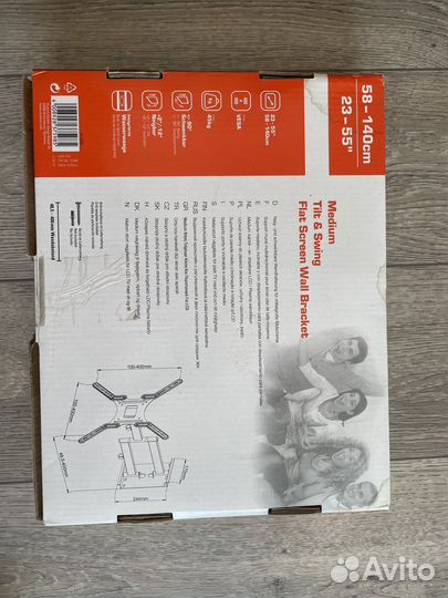 Кронштейн Vivanco для телевизора новый