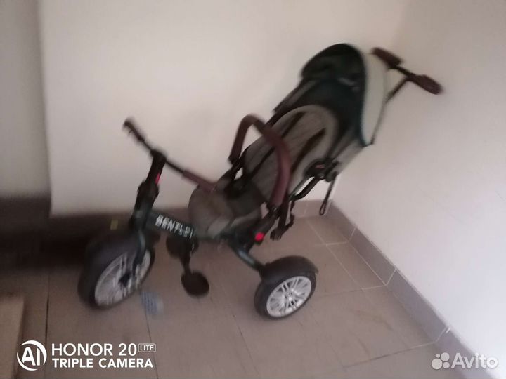 Прогулочная коляска- велосипед